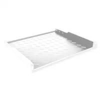 Roline 26.21.0190 rack polc acél szürke 1U 15 kg teherbírás