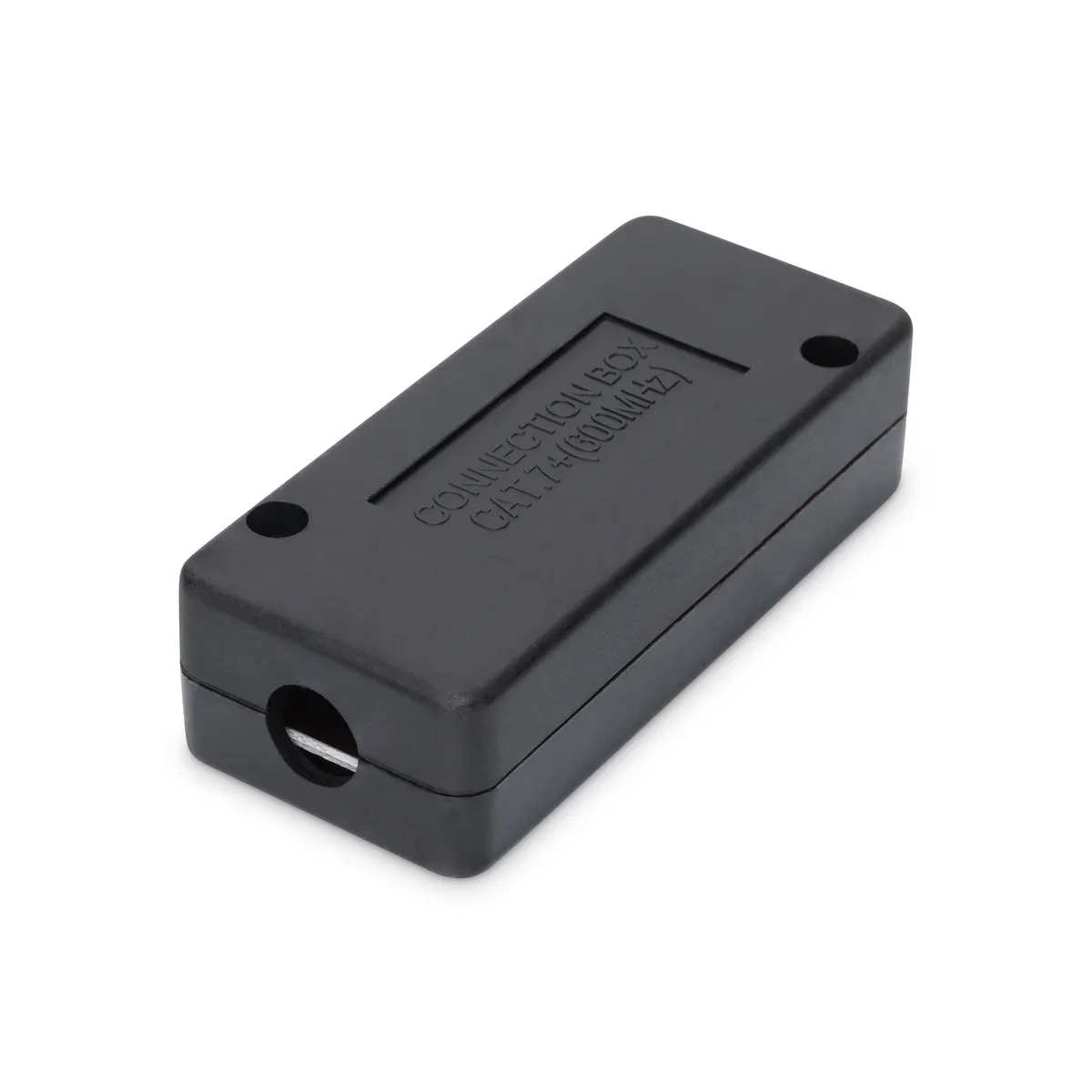 Assmann DN-93907-1 csatlakozódoboz cat 7 600 MHz teljesen árnyékolt fekete fém ház 35x80x26 mm #1