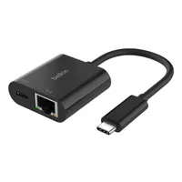 Belkin INC019BTBK USB-C Ethernet és töltő adapter 100W PD fekete 0,131 m #1