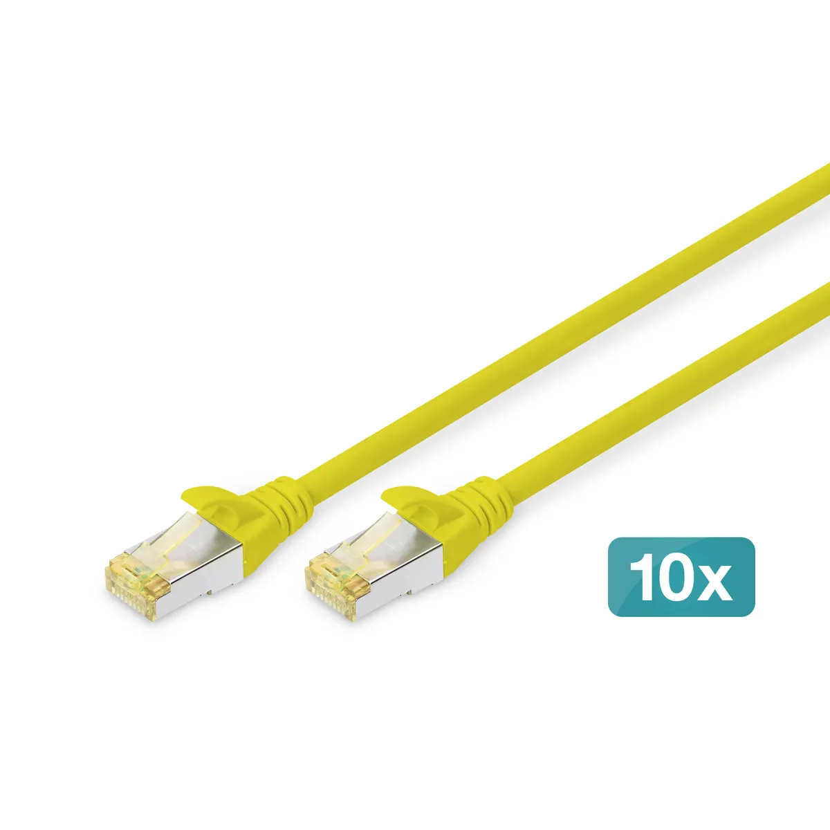 Assmann DK-1644-A-010-Y-10 patch-kábel cat6a sftp 1 m rj-45 rj-45 sárga #1