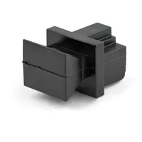 Startech.com RJ45Cover portvédő sapka fekete kompatibilis RJ-45 asztali számítógép munkaállomás hálózati kapcsoló 10,9x14x20 mm