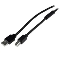 Startech.com USB2HAB65AC USB A és USB B kábel 20 m USB 2.0 fekete