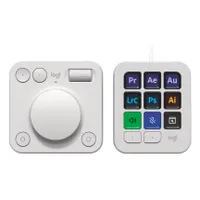 Logitech 920-012932 MX Creative Console halvány szürke Bluetooth és USB MacOS 1000 mAh USB-C kábel