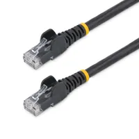 Startech.com 45PAT10MBK Patch kábel Cat5e 10 m UTP RJ-45 RJ-45 arany érintkezők fekete