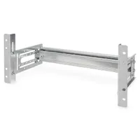 Assmann DN-19-DIN-4U DIN sín tartó 483 mm 4U 19" galvanizált acél ezüst