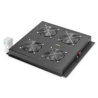 Assmann DN-19 FAN-4-B-N DN-19 4 ventilátorok, fekete, kompatibilis: Varioflex-N, Unique Network, Dynamic Basic