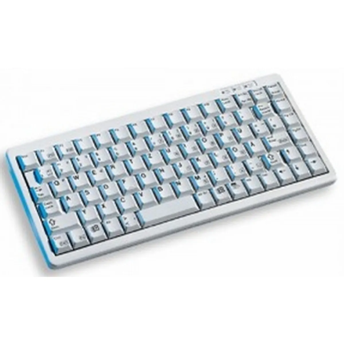 Cherry G84-4100LCAFR-0 Compact billentyűzet fr kiosztás USB és PS2 83 gombos 1,75 m szürke #1