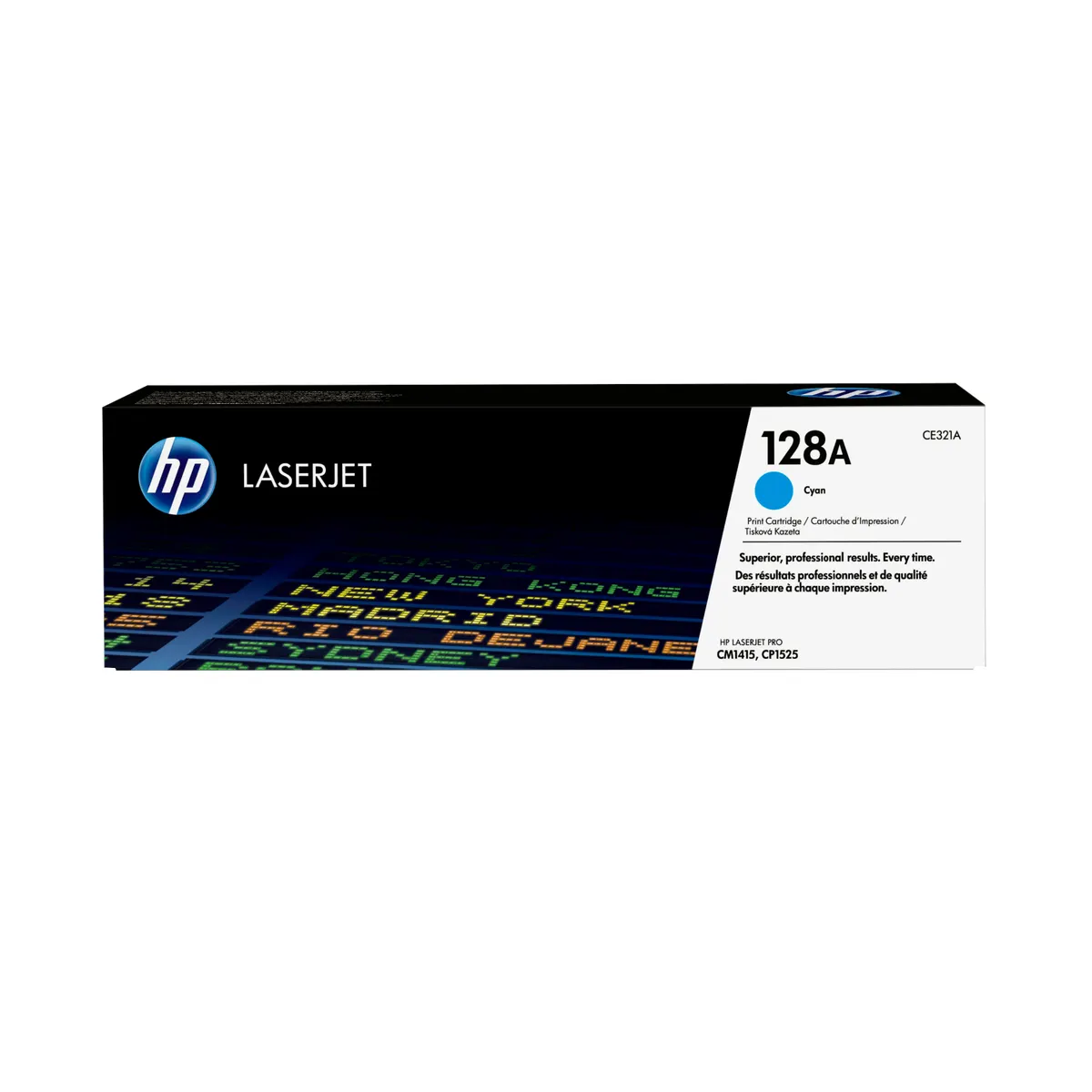 HP Inc. CE321A tonerkazetta cián 1300 oldal CP1525 CM1415fn mfp eredeti LaserJet #1
