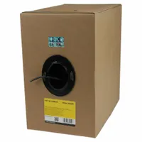Startech.com WIR5ECMRBK Cat5e 304,9 m UTP fekete