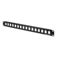 Assmann DN-91400 moduláris patch panel rackre szerelhető 1U fekete