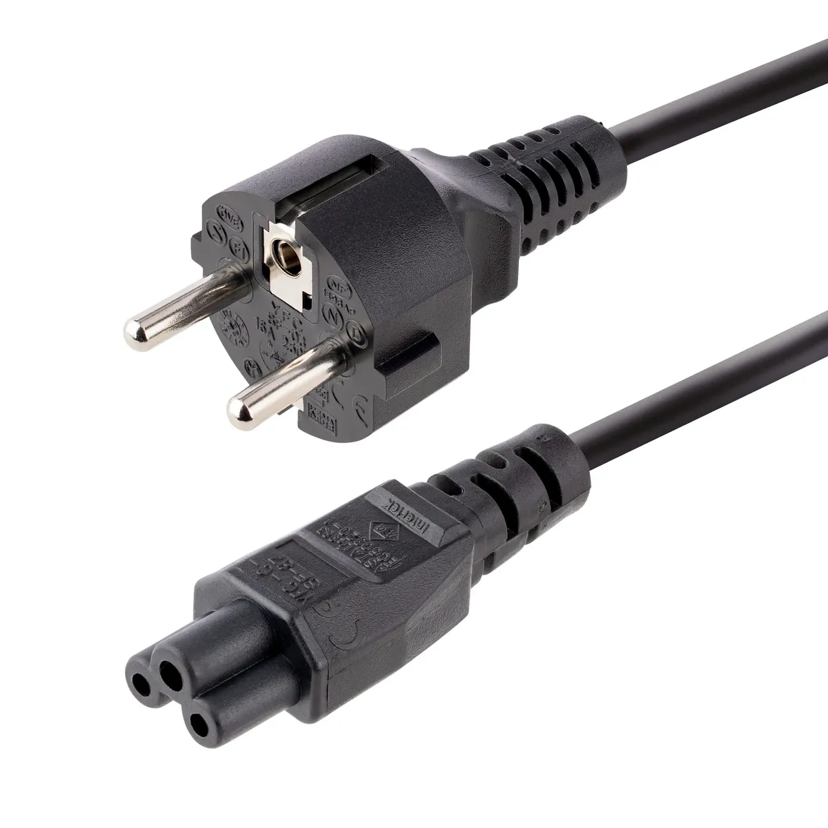 Startech.com 753E-3M-POWER-LEAD Laptop tápcsatlakozó kábel 3 m CEE7-7-C5 H03VV-F 250 V 2.5 A 18 AWG #1