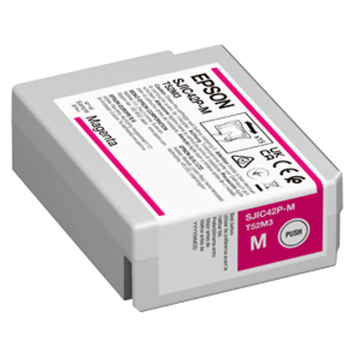 Epson C13T52M340 SJIC42P-M tintapatron magenta CW-C4000e 1 db #1