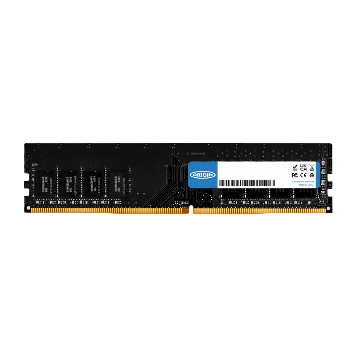 Origin Storage OM8G43200U1RX8NE12 8GB DDR4 3200MHz UDIMM 1Rx8 NON-ECC 1.2V CL22 #1