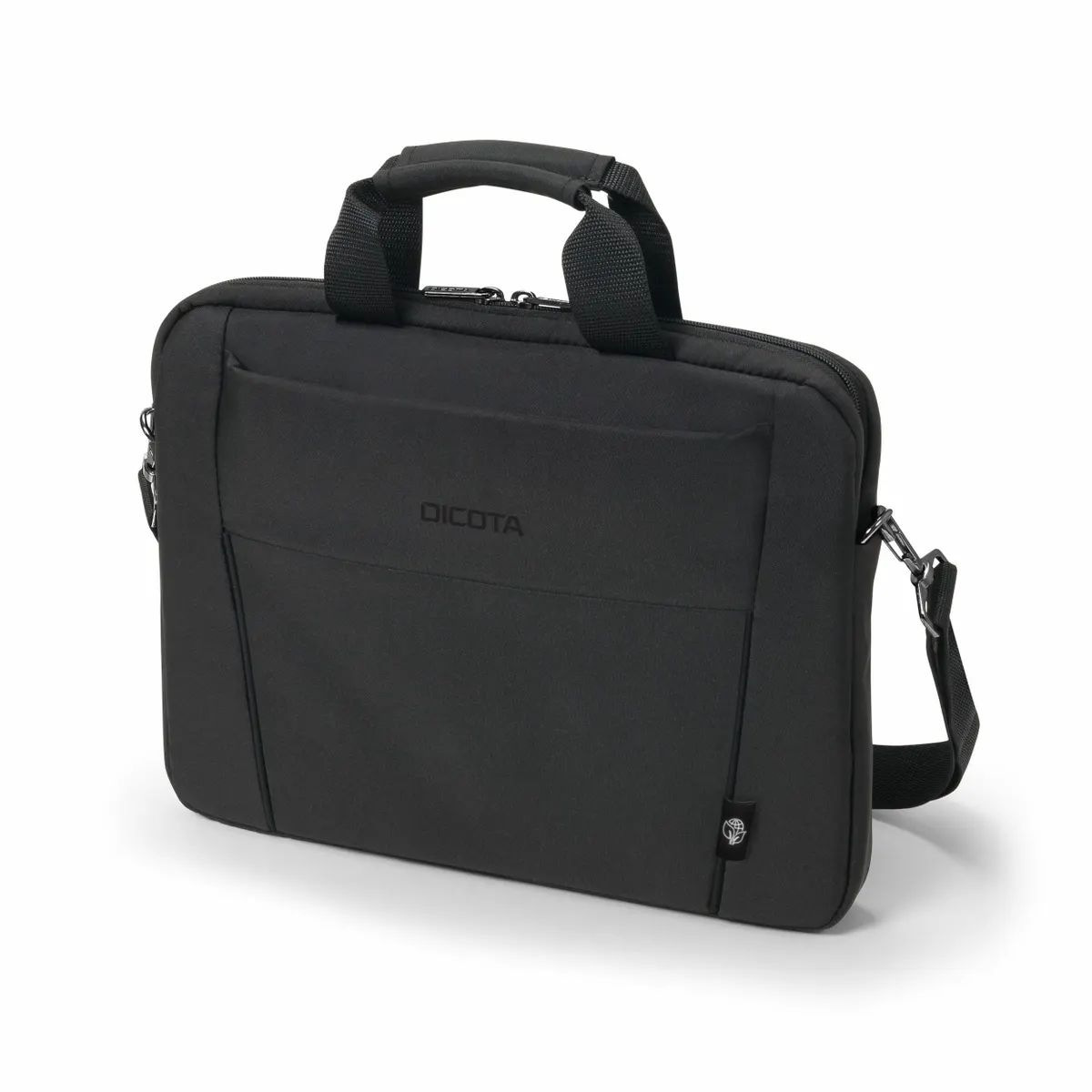 Dicota D31308-RPET Eco Slim Case BASE felül nyitható 15.6" laptop táska fekete #1