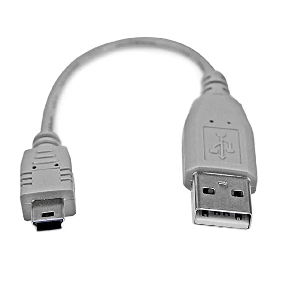 Startech.com USB2HABM6IN USB A-Mini USB B kábel 0,152 m USB 2.0 szürke #1