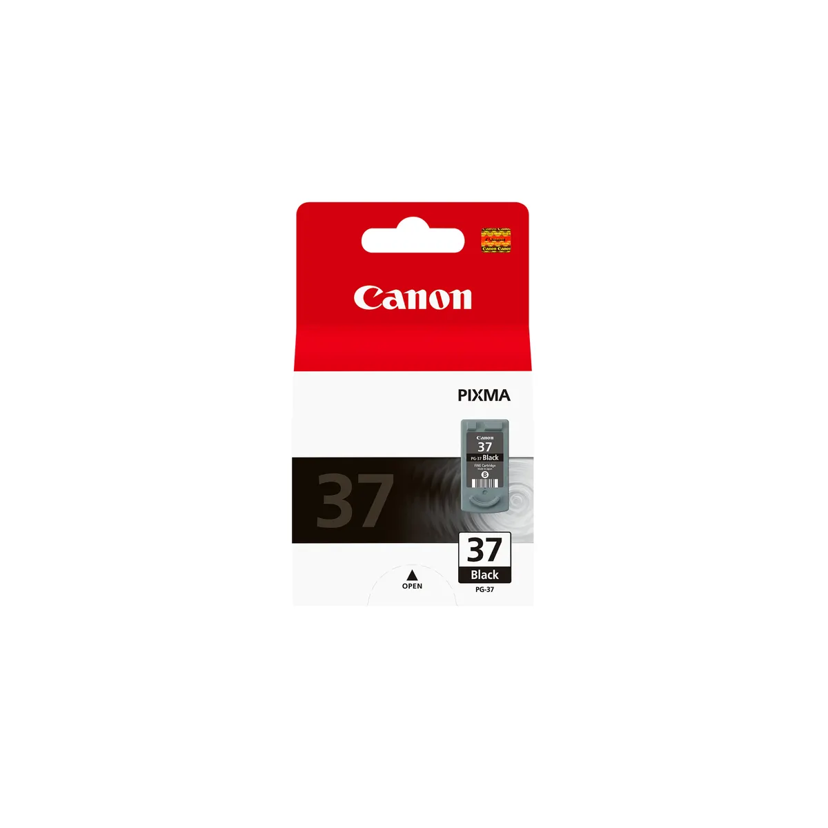 Canon 2145B001 PG-37 fekete pigment alapú tintapatron 220 oldal kompatibilis ip1800-2500 ip1900-2600 mp210 mp220 mx300 mx310 1 db #1