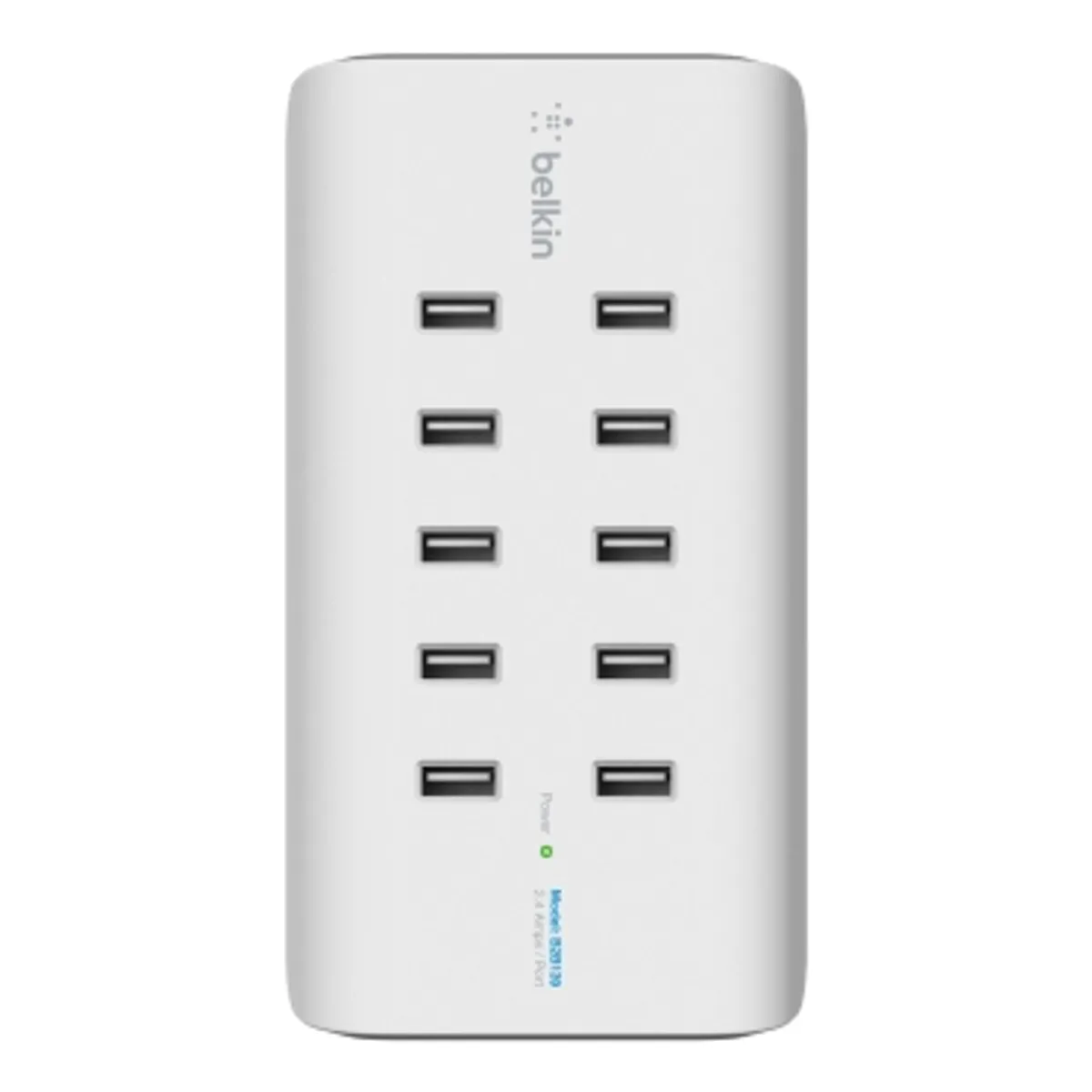 Belkin B2B139VF RockStar 10-Port USB Charging Station 120W 2.4A portonként fehér #1