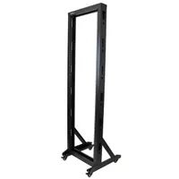 Startech.com 2POSTRACK42 2-post rack nyitott keret 42U 300 kg önbeálló kerekek
