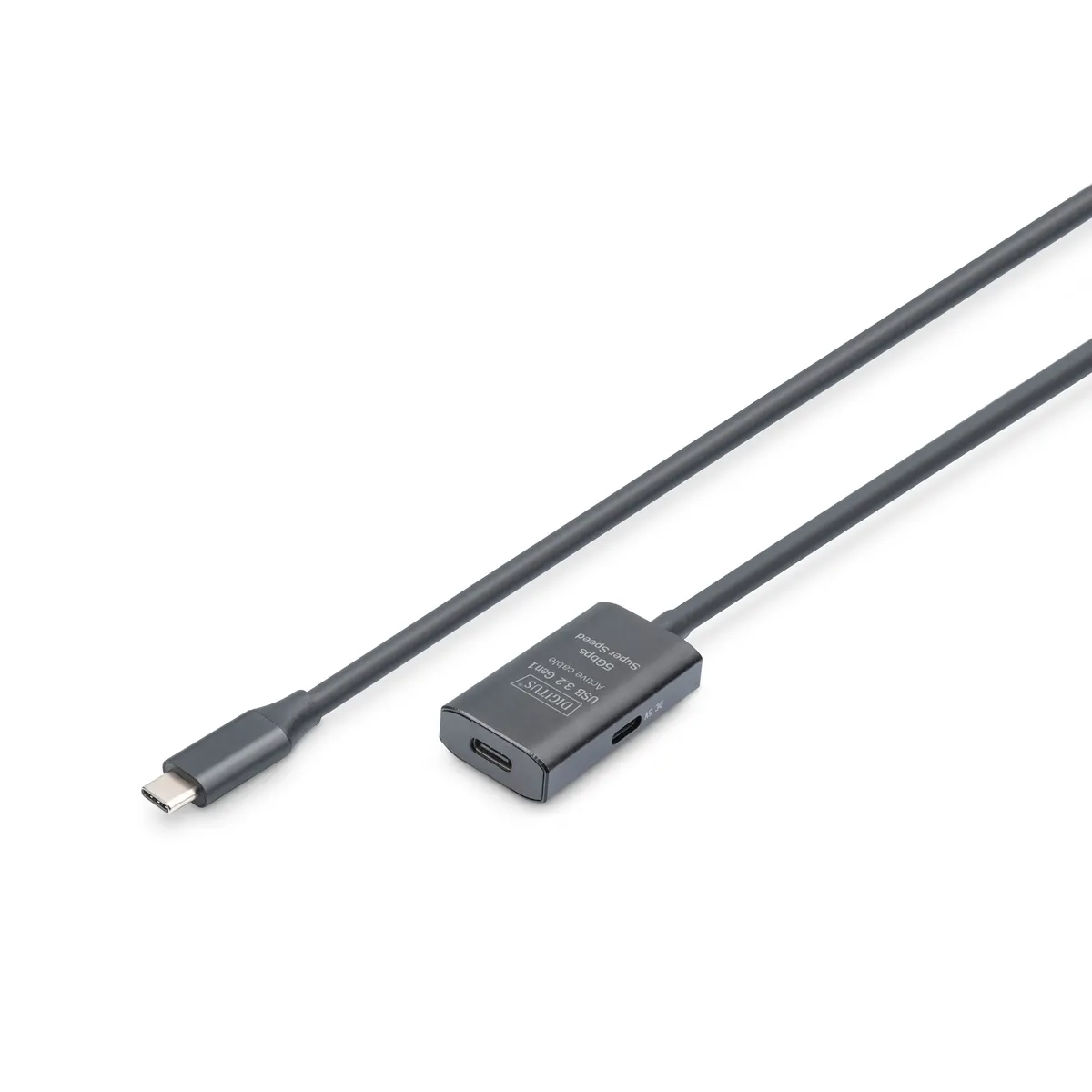 Assmann DA-73108 USB-C kábel 5 m USB 3.2 Gen 1 5 Gbps fekete mágneses árnyékolás #1