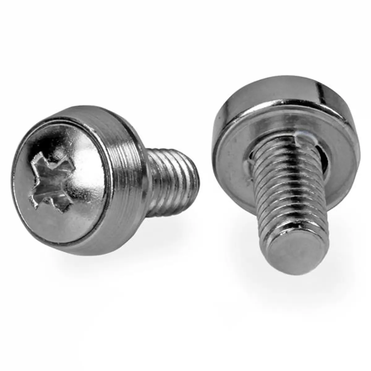 Startech.com CABSCRWS1224 12-24 rack csavarok kupolafejű acél nikkelbevonatú 16,5 mm 50 db #1