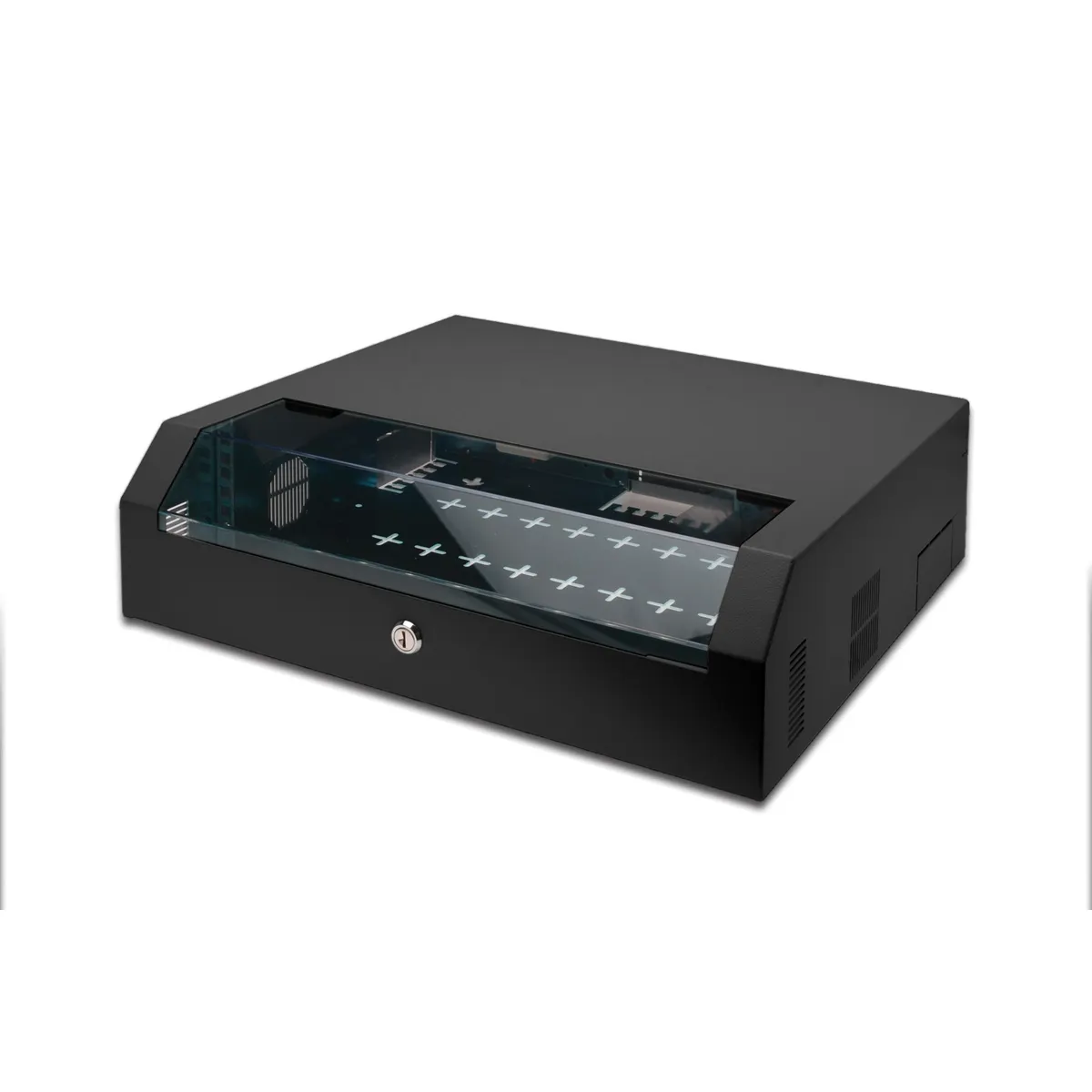 Assmann DN-19 04U-PB-B falra szerelhető állvány 3U 30 kg IP20 fekete #1