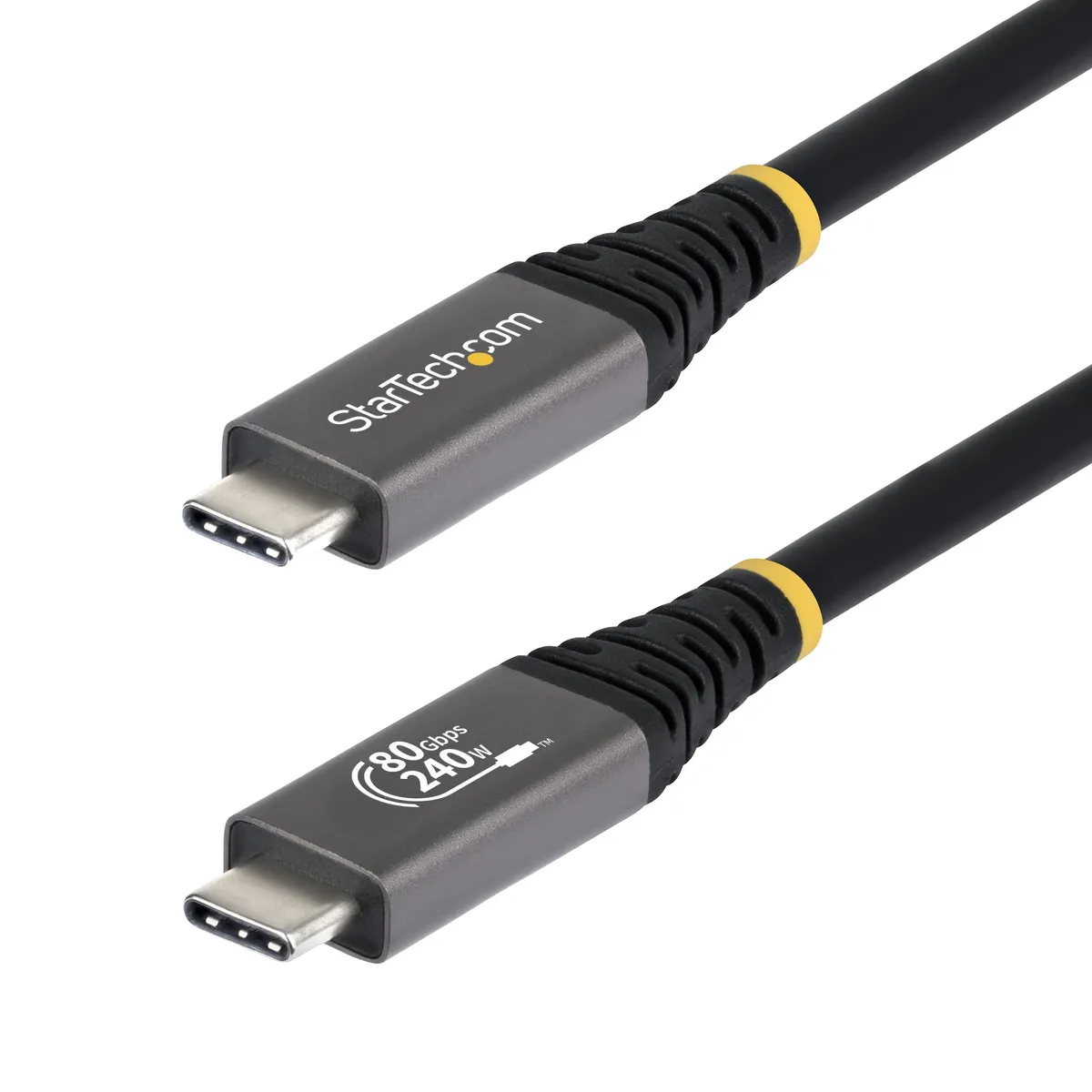 Startech.com cc150cm80gusb4cable USB-C USB4 kábel 1,5 m 80 Gbps nikkel bevonat #1
