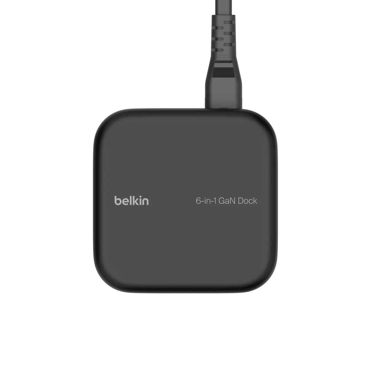 Belkin INC018VFBK Connect USB-C 6-in-1 Core GaN dokkoló 130W fekete 4K USB-C 3.2 Gen 1 host 96 W PD 2 m tápkábel 0,5 m USB-kábel #1