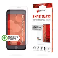 E.V.I. 01627 Displex smart glass 4.7" Apple iPhone 6 7 8 SE edzett üveg átlátszó száraz alkalmazás ütésálló karcolásálló porálló