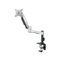 AG Neovo DMC0101000000 DMC-01 monitor kar max 10 kg VESA 75x75-100x100 mm 15"-28" állítható magasság -90-90 -20-90 fekete ezüst