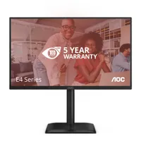 AOC 24E4U IPS monitor 23.8" 1920x1080 HDR 120 Hz USB 3.2 Gen1 hub VESA állítható magasság