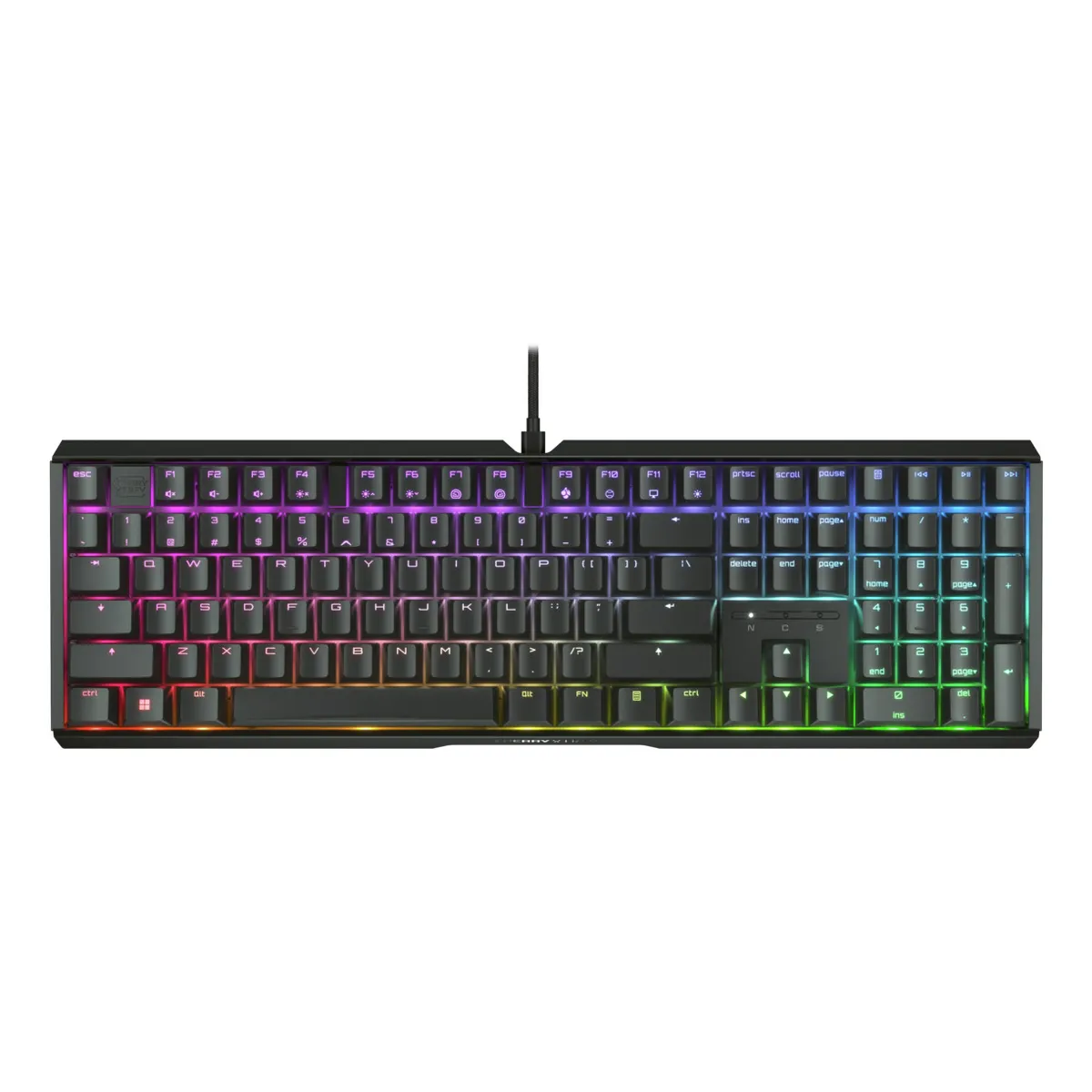 Cherry G80-3890HIAUS-2 MX 3.1 RGB MX2A barna teljes méret vezetékes mechanikus qwerty fekete #1
