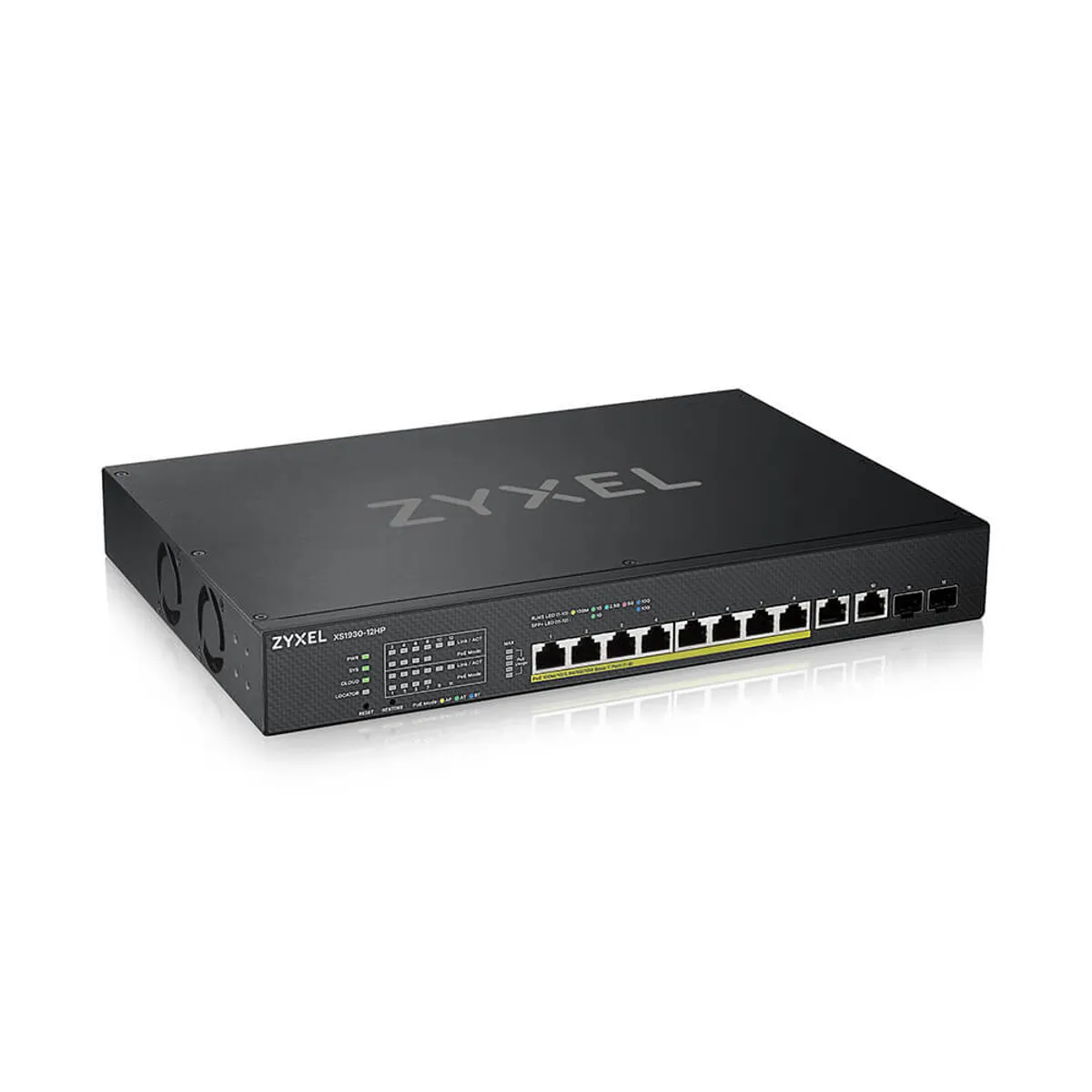 Zyxel XS1930-12HP-ZZ0101F XS1930-12HP 8-port Multi-Gigabit PoE 375W 2x10GbE uplink 2xSFP #1