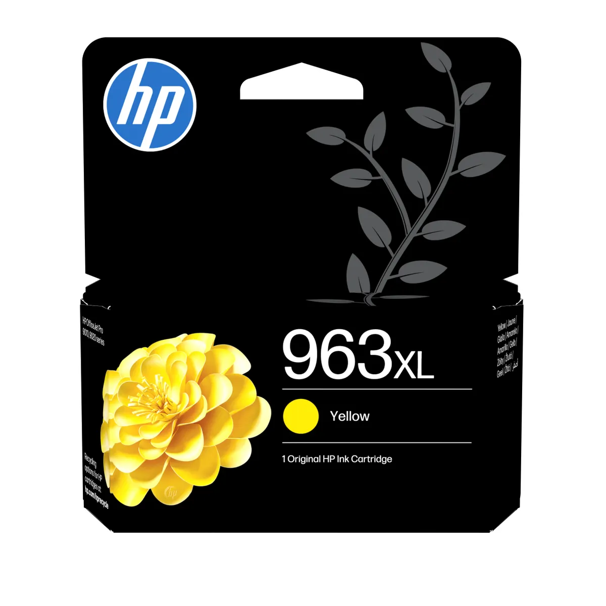 HP Inc. 3JA29AE#BGY 963XL sárga eredeti tintapatron pigment alapú tinta, XL kapacitás, 1600 oldalak, 22,92 ml #1