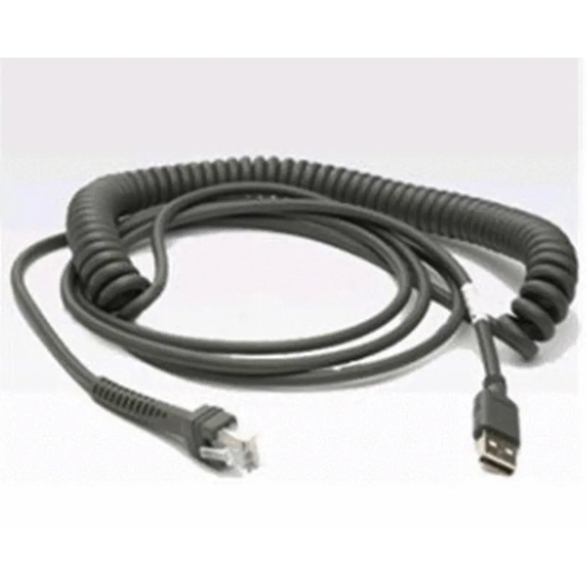 Zebra CBA-U43-S07ZAR árnyékolt USB-kábel 2,8 m 12V tápcsatlakozó LI3608 LI3678 kompatibilis #1