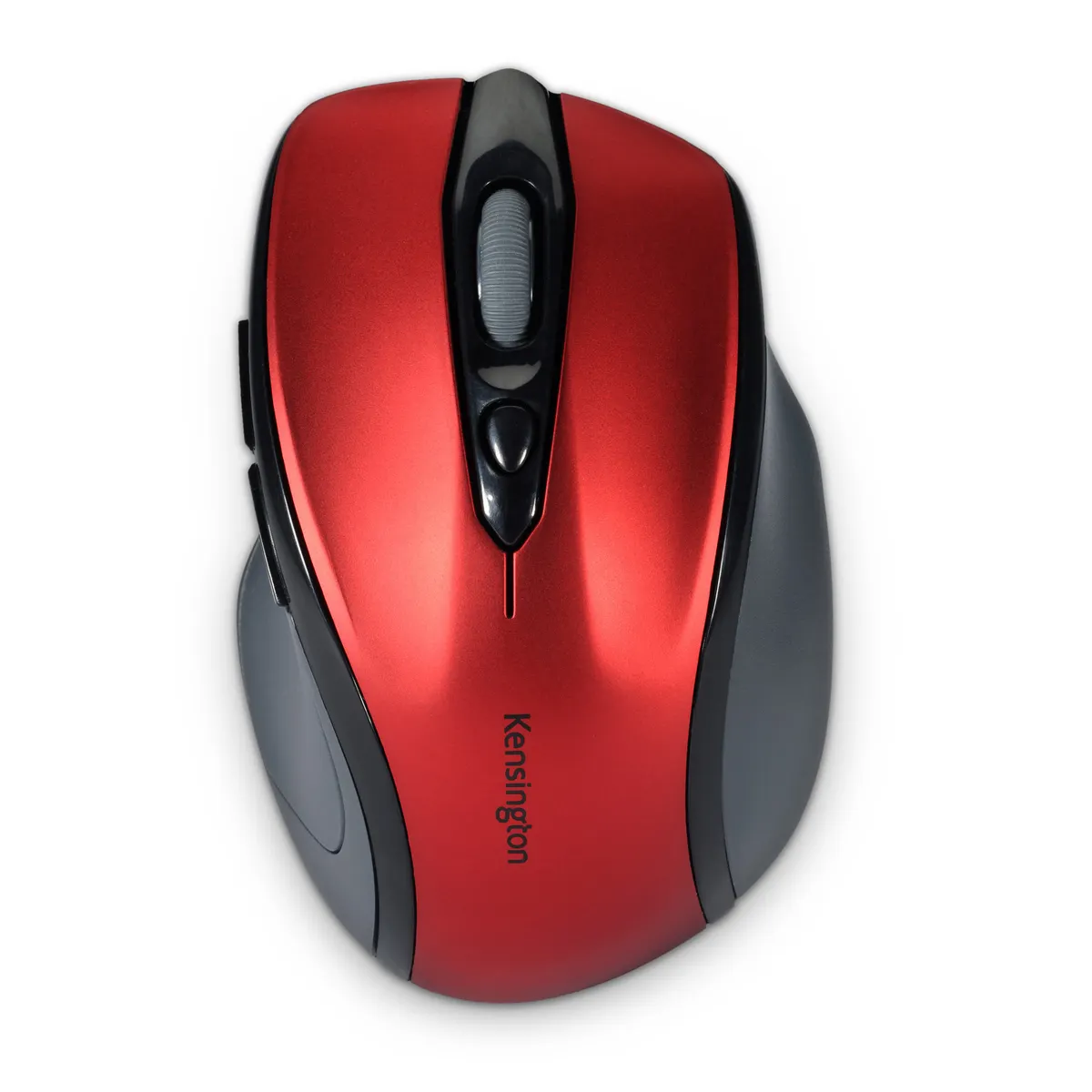 Kensington K72422WW Pro Fit középméretű vezeték nélküli egér rubinvörös 800/1200/1600 DPI 2 AAA elemekkel nano vevő 2,4 GHz jobbkezes #1
