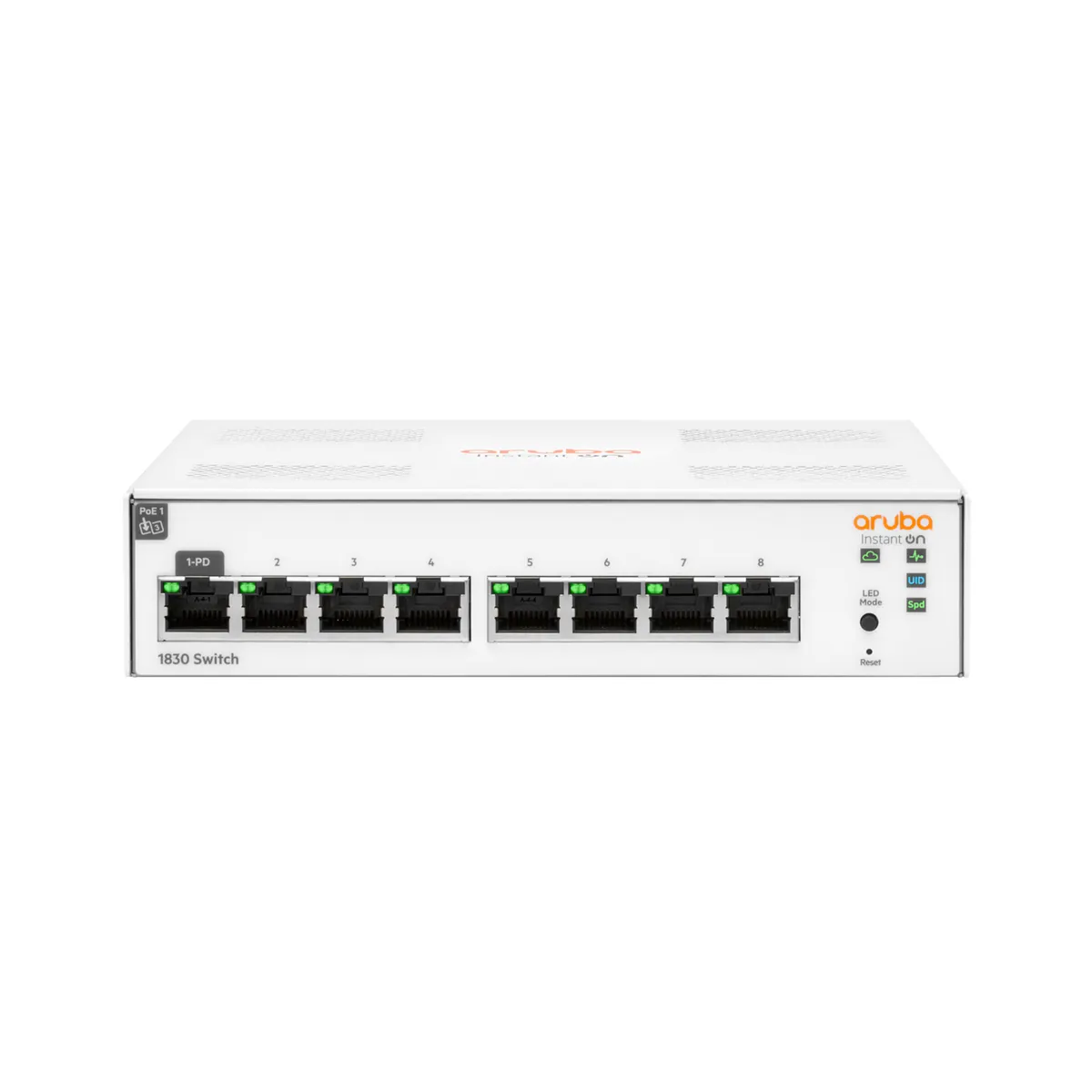 HP Enterprise JL810A#ABB Aruba Instant On 1830 8G 8-portos RJ-45 Gigabit L2 menedzselt kapcsoló #1