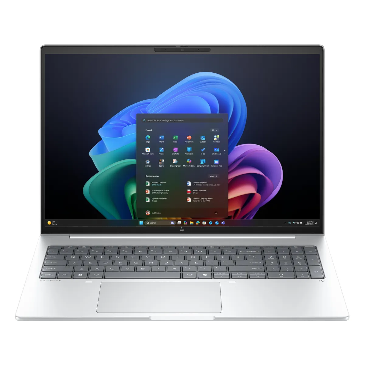 HP Inc. AD4R1ETAKC EliteBook 8 G1i 16" Intel Core Ultra 5 226V 16GB LPDDR5x 512GB PCIe SSD Intel Arc Graphics Windows 11 Pro ezüst #1