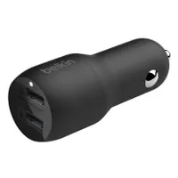 Belkin CCB001BTBK BoostCharge 2x USB-A autós töltő 24W fekete