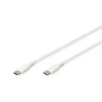 Assmann AK-300341-010-W USB-C-USB-C 1m fehér szilikon 60W PD #1