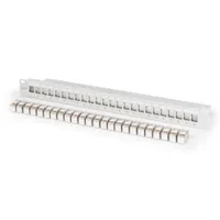 Assmann DN-91410-24 24-portos patch panel RJ-45 Cat6a 1U szürke