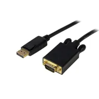 Startech.com DP2VGAMM6B DisplayPort-VGA kábel 1,8 m
