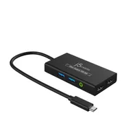 J5create JVA01-N videó rögzítő USB-C hub HDMI bemenet 4K 30Hz USB 3.2 Gen1