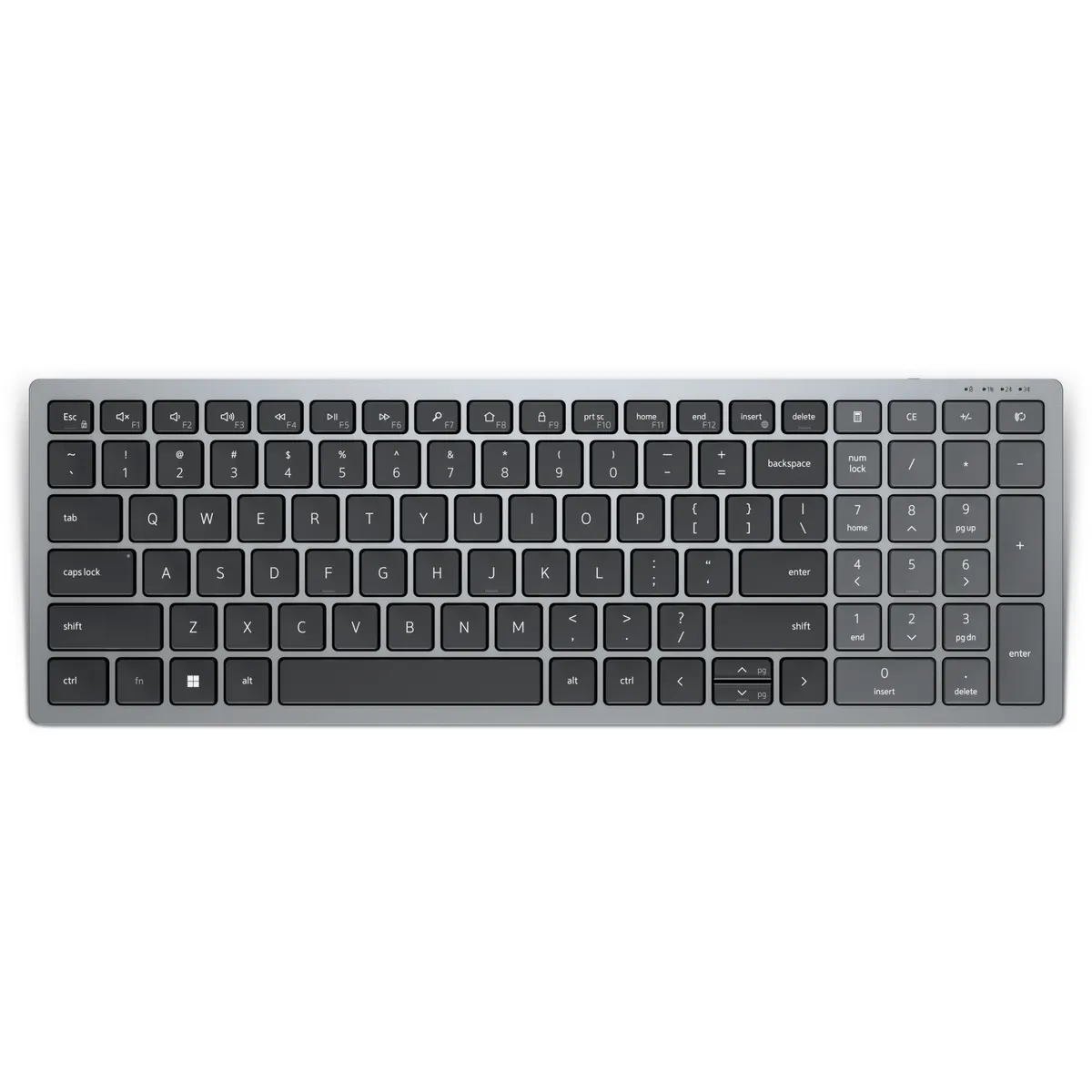 Dell 580-AKOV KB740 kompakt multi-device vezeték nélküli 2.4GHz Bluetooth QWERTZ szürke #1