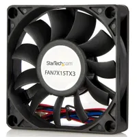 Startech.com FAN7X15TX3 ventilátor 7 cm 12 V 3500 RPM fekete 70x70x15 mm