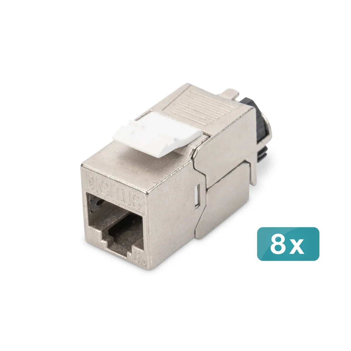 Assmann DN-93617-8 cat 6a árnyékolt keystone modul szerszámmentes csatlakozás 8 db #1