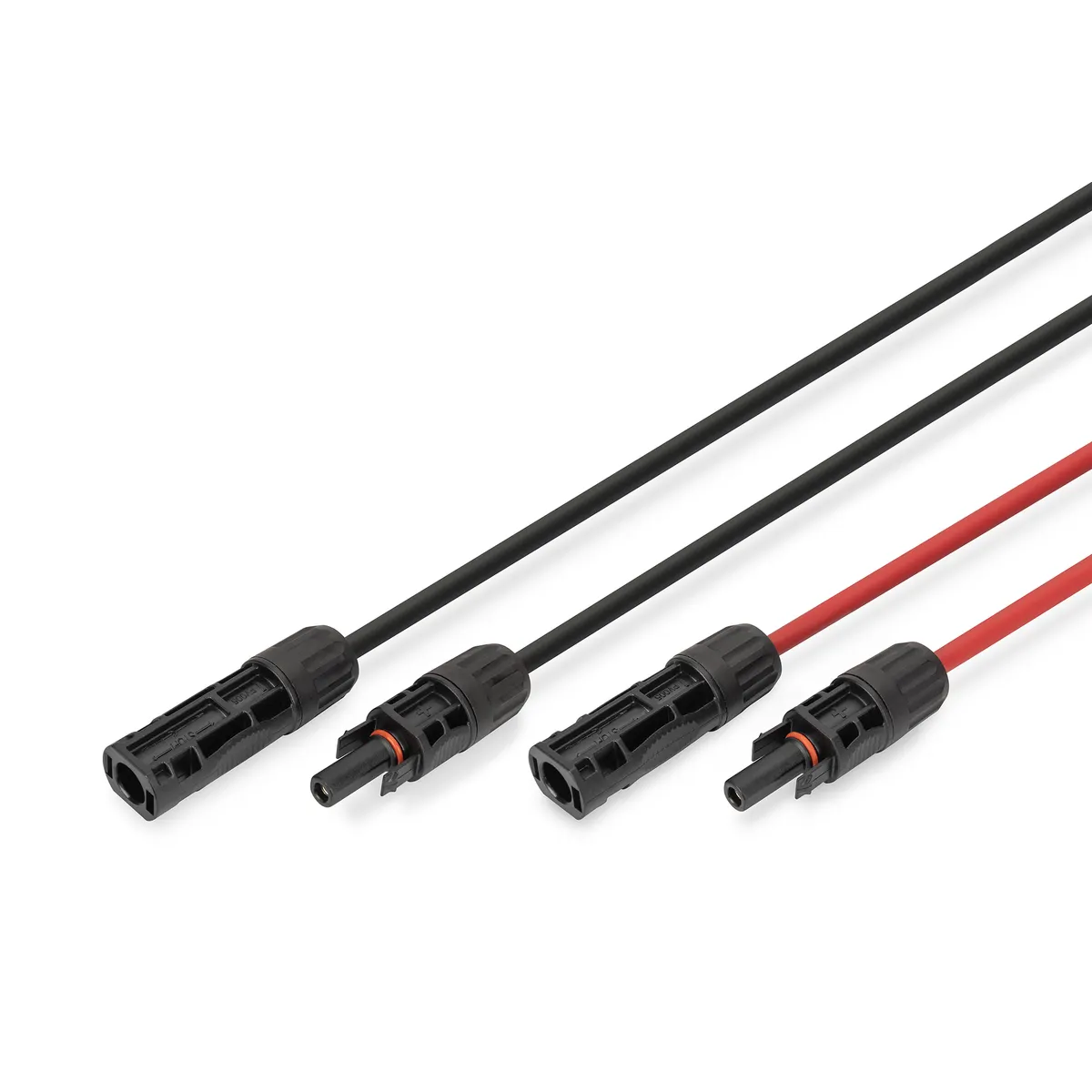 Assmann DK-SCEC66-0150 Solarcable extension 15 m 6 mm2 MC4 DC 1500V fekete piros #1