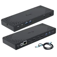 i-tec CADUA4KDOCKPDL2 CADUA4KDOCK USB-C USB-A dokkoló 100W PD 4K kettős kijelző EU Android ChromeOS