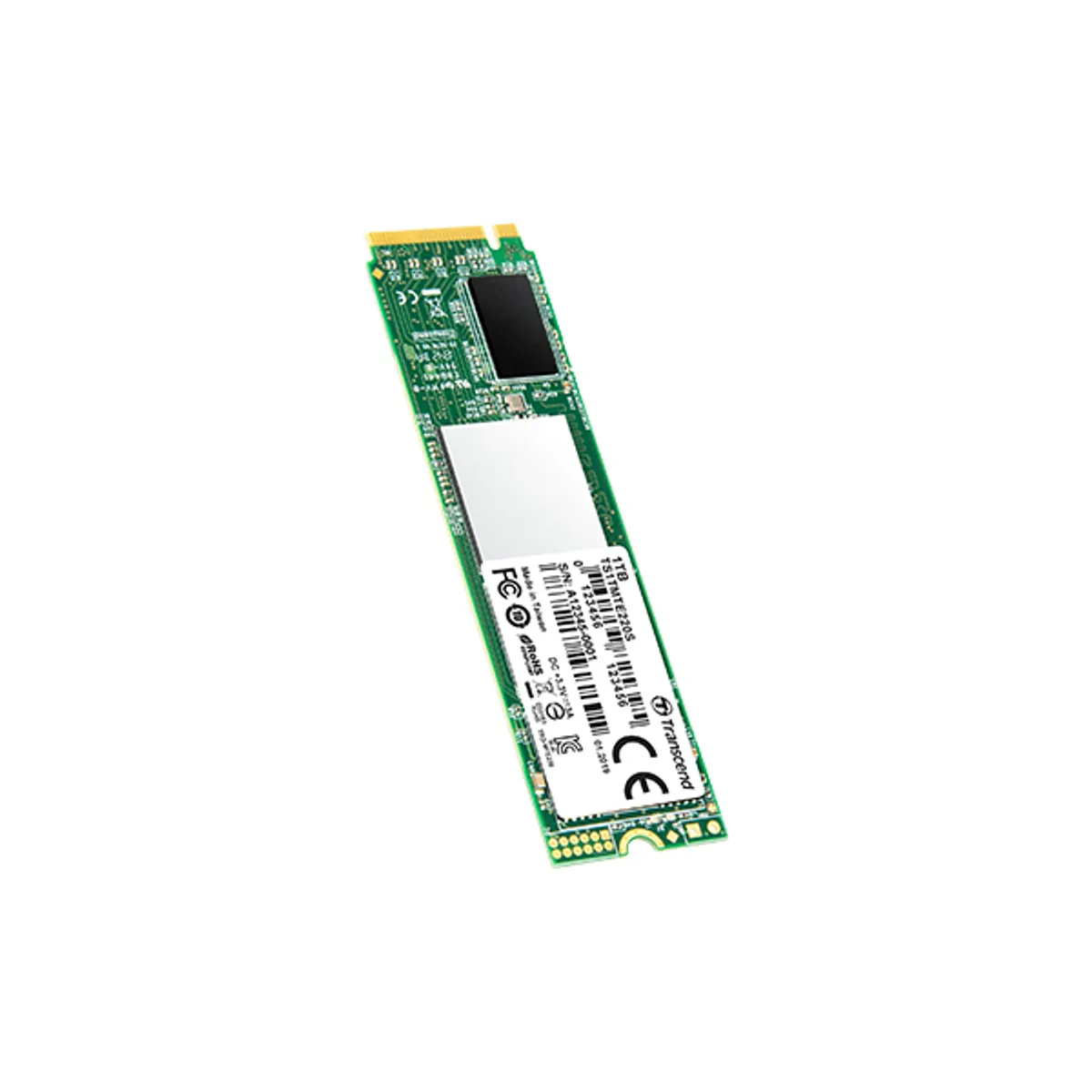Transcend TS1TMTE220S 220S M.2 NVMe PCIe Gen3x4 1TB 3D TLC DRAM #1