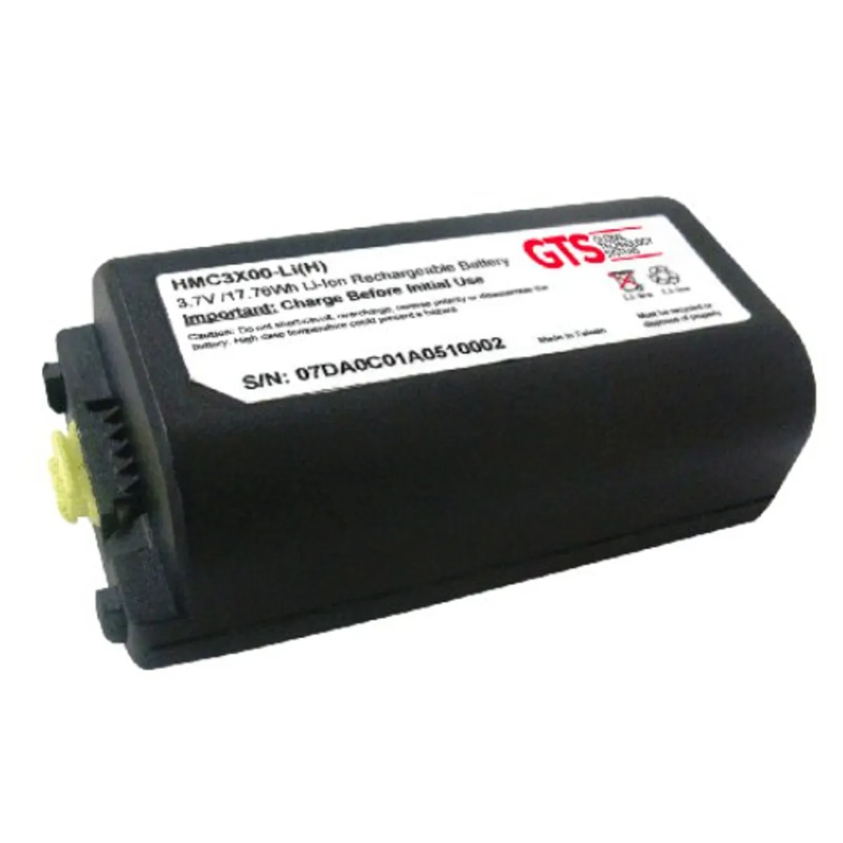 GTS HMC3X00-LI MC3100 imager Li-ion akkumulátor kompatibilitás Motorola MC3100 40x76x21 mm kapacitás 4800 mAh #1