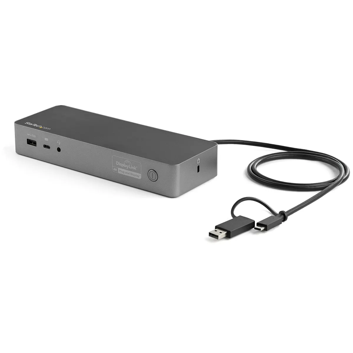 Startech.com DK30C2DPEPUE univerzális USB-C és USB-A notebook dokkoló fekete-szürke 5120x2880 100 W 5 Gbps Windows macOS ChromeOS #1